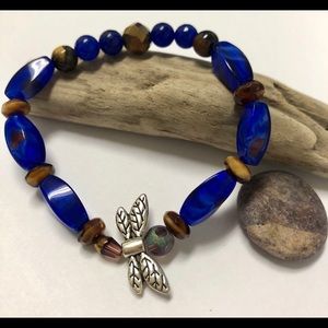 Blue Dragonfly Bracelet